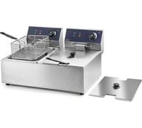 Lacor 69466-Double Professional Professional 2500 W (x2), 12 l/ 6'00 L x 2, Acier inoxydable