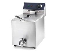 69468 69468Friteuse Électrique avec Robinet Professionnel 3250 W 8 L Acier Inoxydable