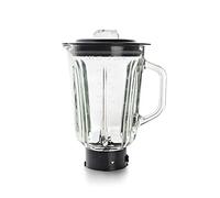 Lacor 69684 Carafe pour mixeur Complet, récipient en Verre, idéal pour Les zumos, Smoothies et crèmes, 4 Lames, Couvercle hermétique, 1,5 l, 1.5 liters