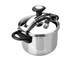 LACOR - 71875 - Autocuiseur classique, acier inoxydable 18/10, Convient pour l’induction, 15 litres, Ø 26 cm, Soupape de sécurité