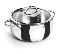 Lacor 79024 Faitout avec Couvercle 24 cm, Argenté