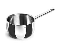 Lacor 79214 Casserole Belly 14 cm | Fabriqué en acier inoxydable de qualité alimentaire; haute résistance à la corrosion et usure quotidienne