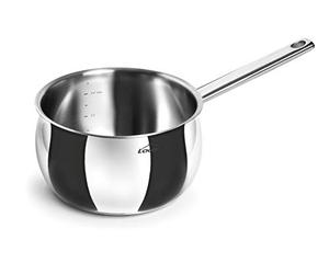 Lacor 79214 Casserole Belly 14 cm | Fabriqué en acier inoxydable de qualité alimentaire; haute résistance à la corrosion et usure quotidienne