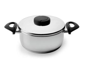Lacor 85026 - Casserole avec acier inoxydable Couvercle Studio 26 | Fabriqué en acier inoxydable de qualité alimentaire; haute résistance à la corrosion et usure quotidienne