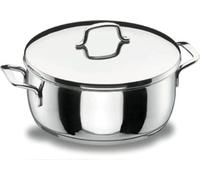 Lacor 90020 Faitout Gourmet 20 CM Casserole avec couvercle, acier inoxydable, 20 cm de diamètre, compatible induction