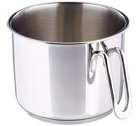 Lacor 90716 - Pot cylindrique gourmet 16 cm en acier inoxydable | Fabriqué en acier inoxydable de qualité alimentaire; haute résistance à la corrosion et usure quotidienne