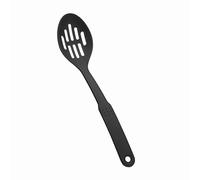 Lacor 98908 Cuillère Perforée en Nylon 29,5 cm, Noir