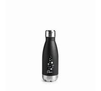 Lacor Bouteille Edan – acier inoxydable double paroi noire – 260 ml, compatible lave-vaisselle
