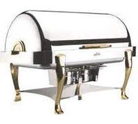 Lacor Chafing Dish GN 1/1 Roll -Top avec pieds en laiton