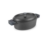 Lacor Cocotte Ovale 31 Cm Noir - Fundicion