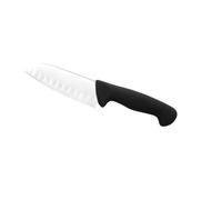 Lacor 49210 Couteau Santoku 10 cm, Noir