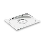 Lacor 66904DZ - couvercle encastré pour Bac GN1/4 avec poignée en acier | Fabriqué en acier inoxydable de qualité alimentaire; haute résistance à la corrosion et usure quotidienne