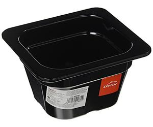 LACOR CUBETA Negra MELAMINA GN 1/6 176X162X100
