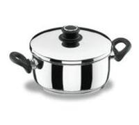 Lacor faitout+couverc.inox studio d.28cm G