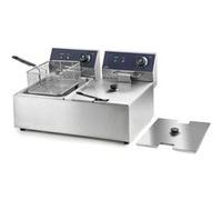 Lacor friteuse. 12 L dhuile. 3 Kg de frites. Cuve amovible inox. gris