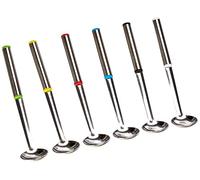 Lacor R71711 Jeu 6 Cuillères à Fondue, Argent Métallique