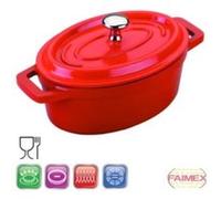 Lacor marmite ovale rouge 0,25 l Rouge G