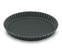 Lacor Moule à tarte 68823 dentelé aluminium antiadhésif 32 cm fond amovible Noir
