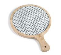 Lacor Planche en verre et bambou Ronde