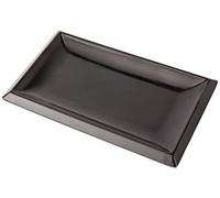 Lacor Plat de mélamine Classique 26 x 16 x 2 cm Noir