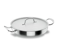 Lacor Plat Rond Poêle À Paella Avec Couvercle Chef-Classic 50cm Inox