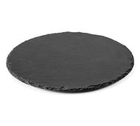 LACOR Plateau Rond, Ardoise, Noir cendré, 30 cm