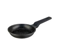Lacor Poêle Blinis ECO-PIEDRA – Fonte alu sans PFOA, antiadhésive tricouche, Ø14×5,6 cm, noir