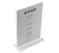 LACOR Porte Menu A5 Transparent