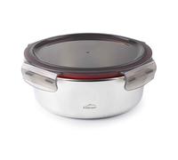 Lacor Récipient Alimentaire Rond Ecoinox, Acier Inoxydable - 690 Ml