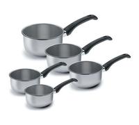 Lacor Batterie de 5 casseroles en inox Estudio – Ø 12 à 20 cm