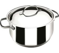 Lacor Stewpot Stanless Steel 24CM WITH LID Casserole avec couvercle, acier inoxydable, 24 cm de diamètre, compatible avec les plaques à induction