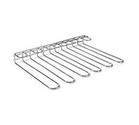 Lacor Support mural ou plafond, 45 x 31 cm, 20 tasses avec outils de montage en acier inoxydable, Métallique
