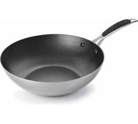 LACOR 53829 Wok trimétal Anti adhésif Acier Inoxydable Gris 28 cm