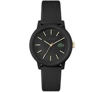 Lacoste Montre Analogique à Quartz pour Femme Collection LACOSTE.12.12 avec Bracelet en Silicone Noir - 2001212