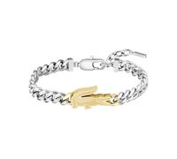 Lacoste Bracelet en Chaîne pour Homme Collection ARTHOR en Acier Inoxydable Bicolore avec un Charm en Forme de Crocodile - 2040552