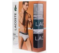Lacoste 3 Pack Briefs Noir/Blanc/Gris Moyen Male