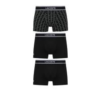 Lacoste - 3-Pack de boxers monogramme - Homme - Sous-vêtements - Noir - Taille: XS
