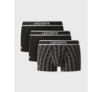 Lacoste 3-Pack Monogram Trunks men Boxers & Briefs black taille: S