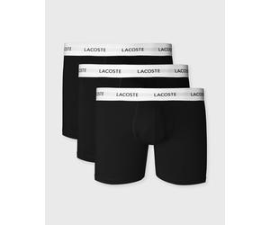 Lacoste 3-Pack Stretch Cotton Boxer Briefs men Boxers & Briefs black taille: S