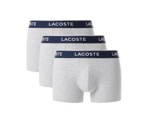 Lacoste 3-Pack Stretch Cotton Boxers pour Homme Argent Chine M