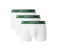 Lacoste 3-Pack Stretch Cotton Boxers pour Homme Blanc S