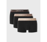 Lacoste 3-Pack Stretch Cotton Trunks men Boxers & Briefs black taille: S