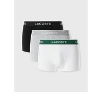 Boxer Lacoste Stretch Cotton Logo blanc gris noir (3 unités) - M