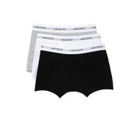 Boxer Lacoste Court noir blanc gris (3 unités) - L