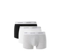 Lacoste Boxer Court – 3 unités Noir/Blanc/Gris Taille XL