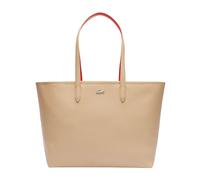 Lacoste - Anna Tote Bag Grenadine - Femme - Sacs - Beige - Taille: ONE Size