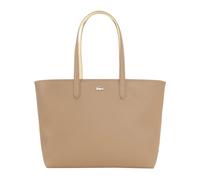 Lacoste - Anna Zipped Tote - Femme - Sacs - Beige - Taille: ONE Size