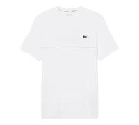 Lacoste - Back Croco Ultra Dry Tee - Homme - Tops - Blanc - Taille: XL