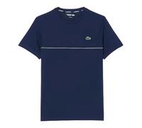 Lacoste - Back Croco Ultra Dry Tee - Homme - Tops - Bleu - Taille: M