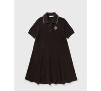 Lacoste Badge Accent Cotton Polo Dress women Dresses brown taille: L